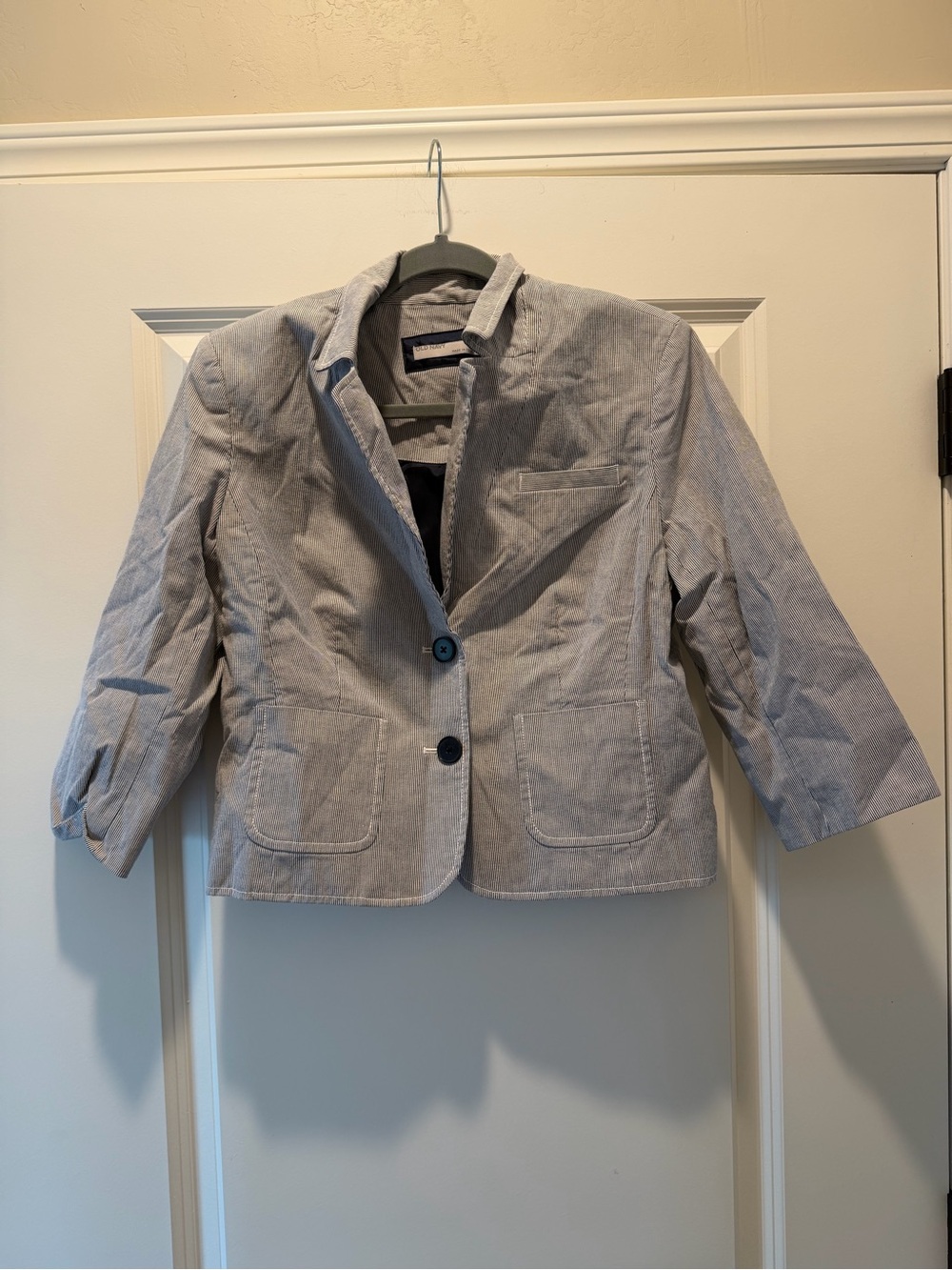 Old Navy Light Gray Women’s Blazer Jacket
